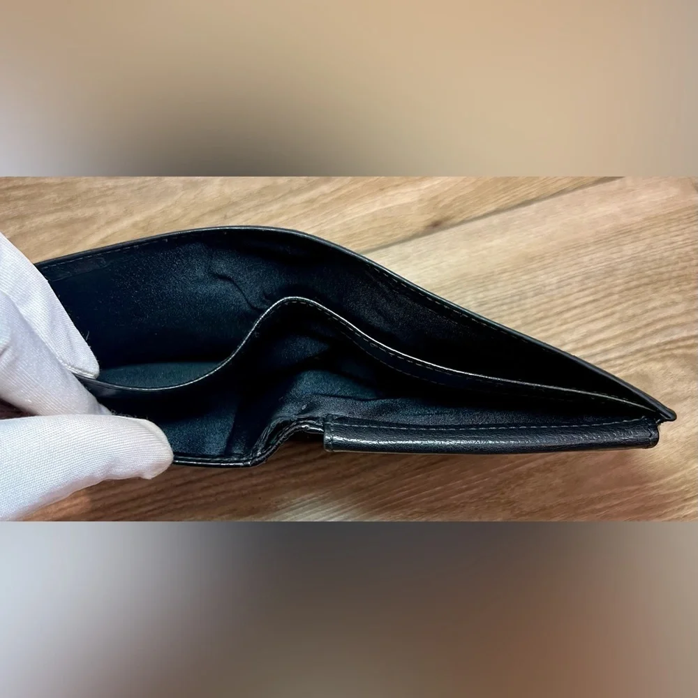 BALLY Tollen Black Leather Bi-fold Wallet